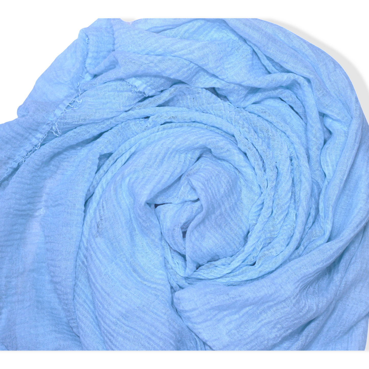 Cotton Crinkle - Sky