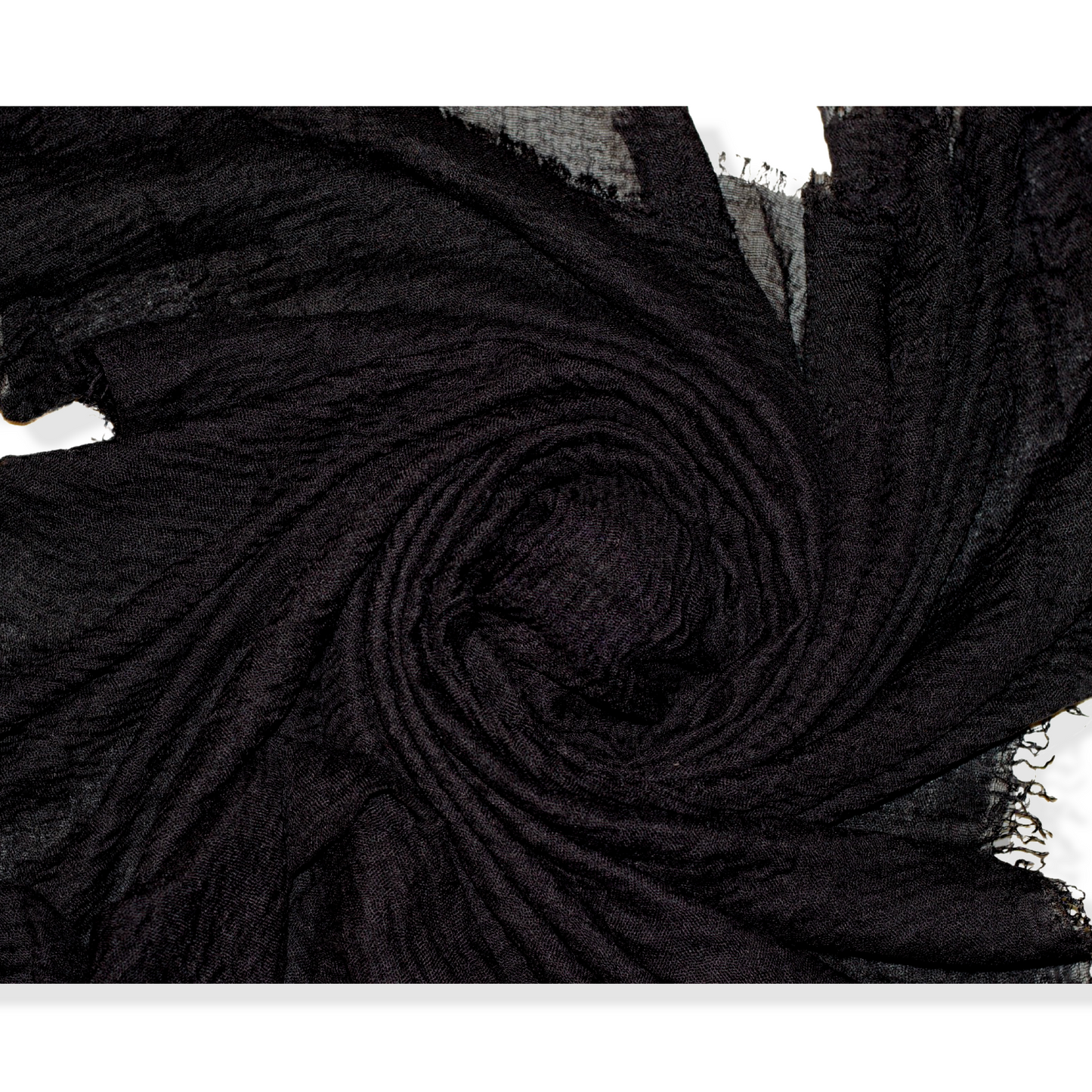 Cotton Crinkle - Black