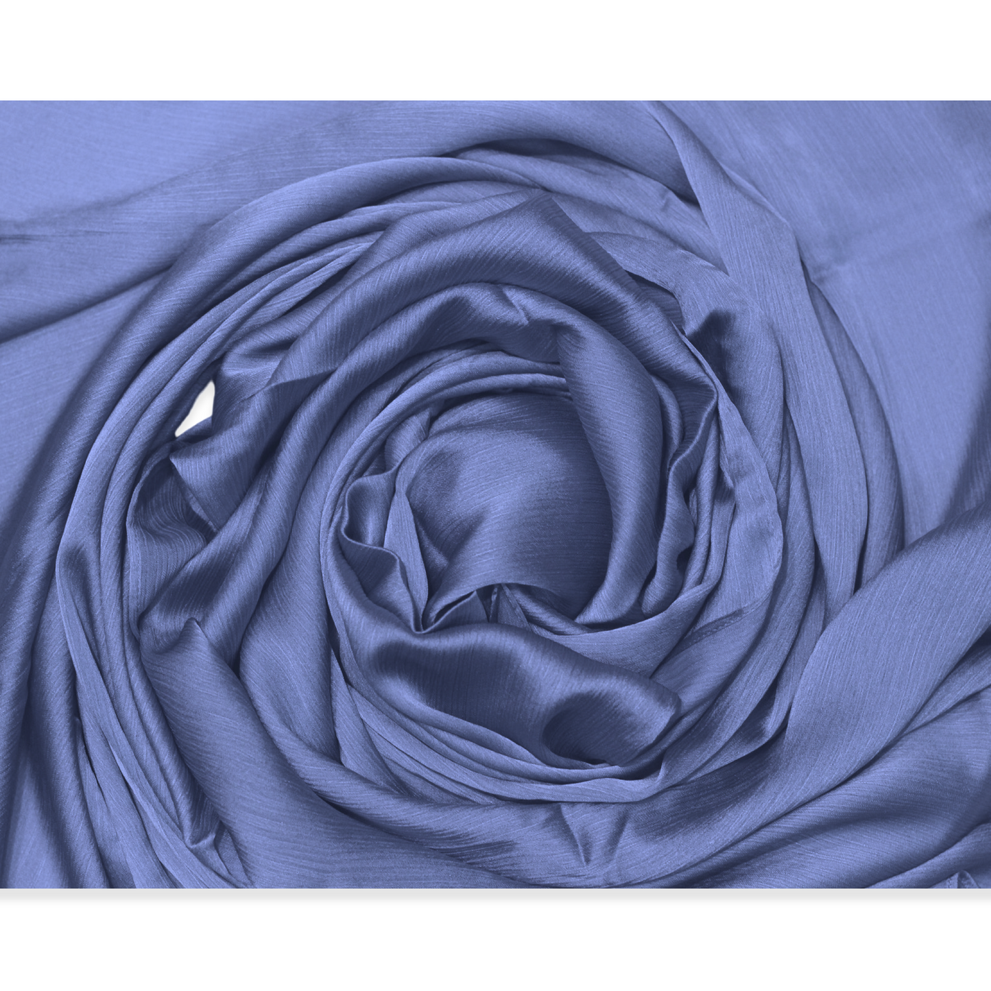 Satin Crinkle Hijab - Cornflower