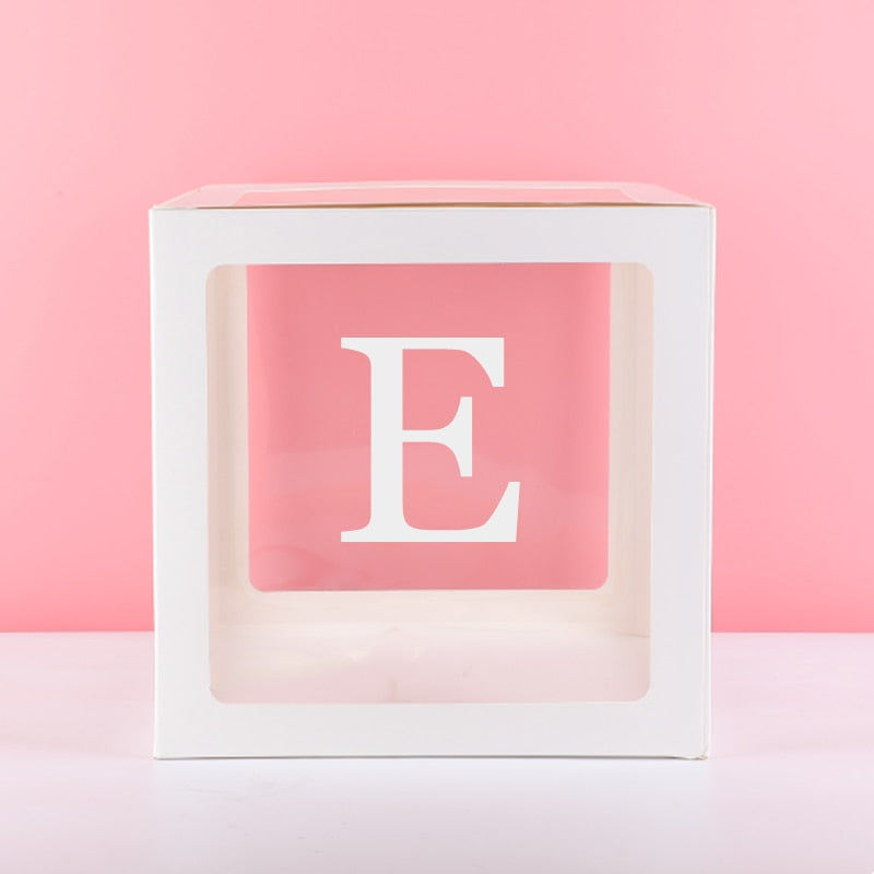 Eid Transparent Letter Box Balloons
