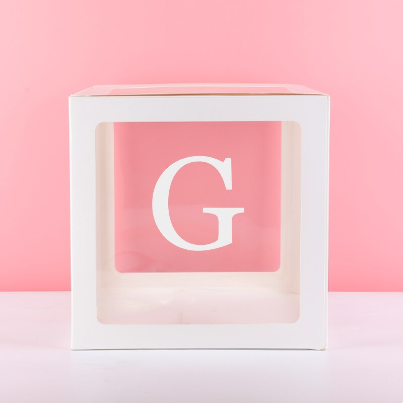 Eid Transparent Letter Box Balloons