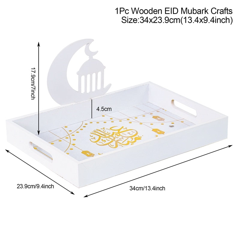 Crescent Star - Wooden Tray