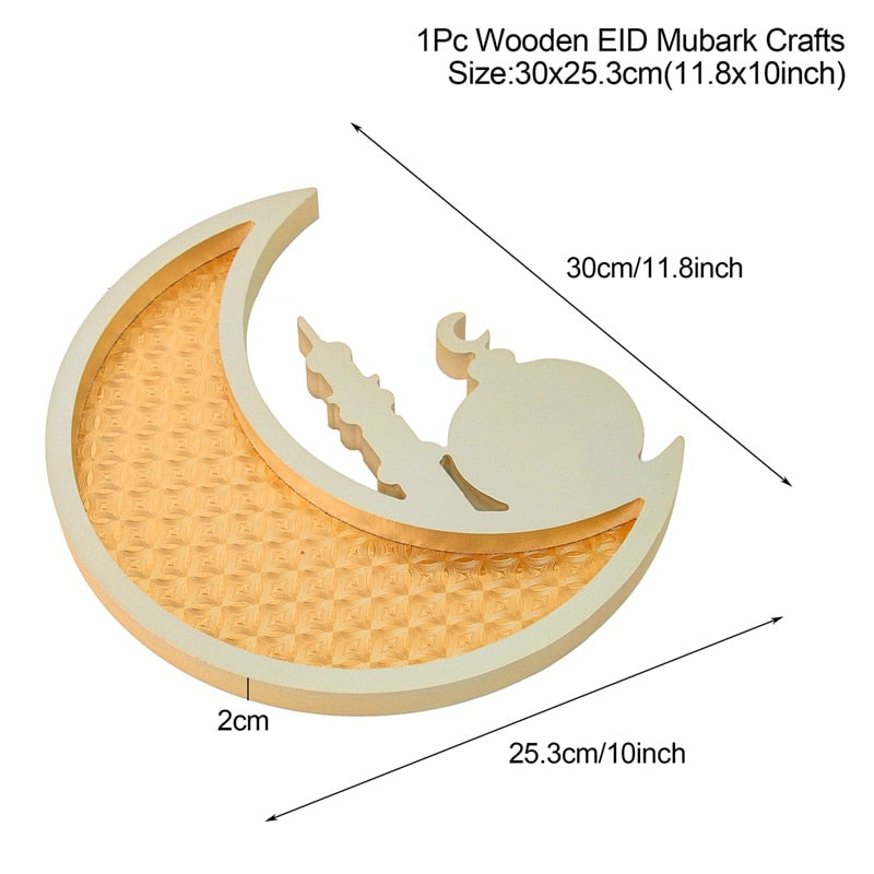 Crescent Star - Wooden Tray