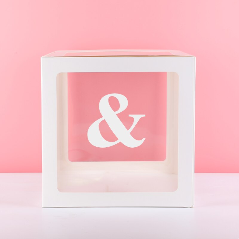 Eid Transparent Letter Box Balloons