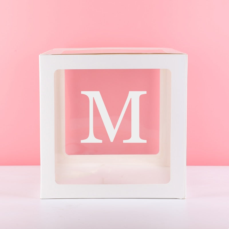 Eid Transparent Letter Box Balloons