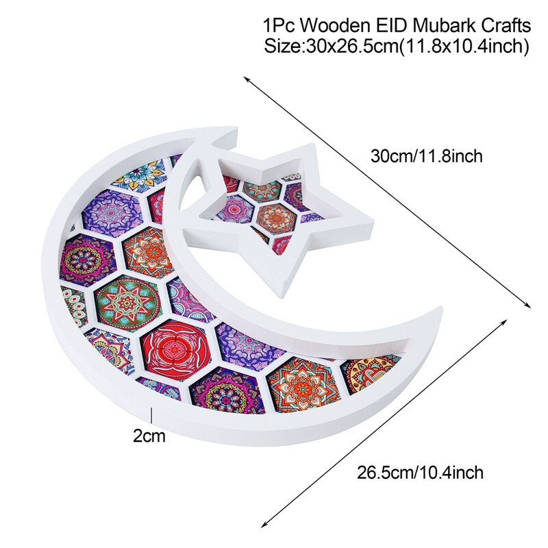 Crescent Star - Wooden Tray
