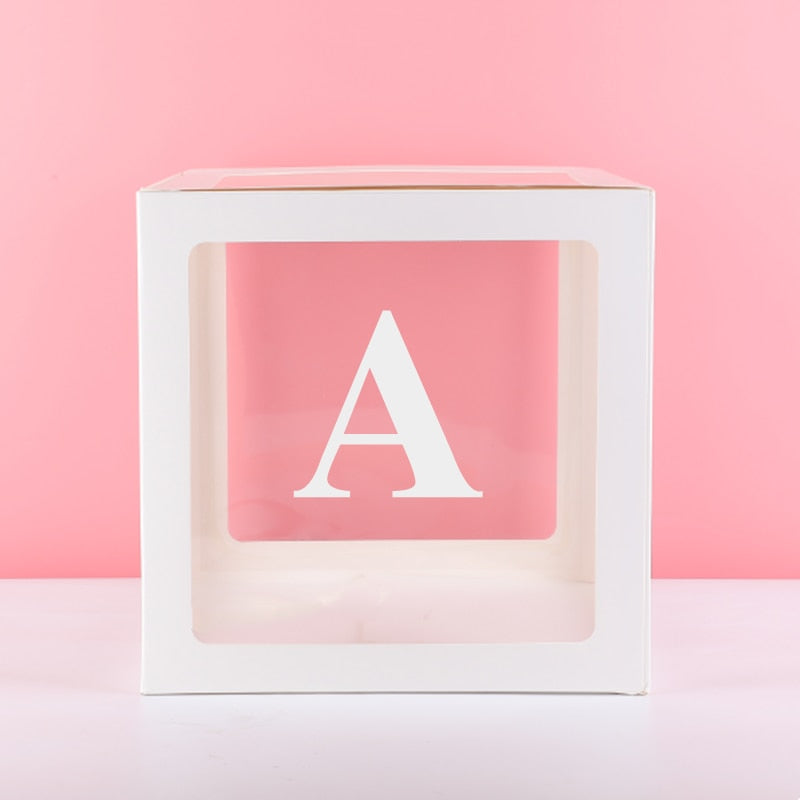 Eid Transparent Letter Box Balloons