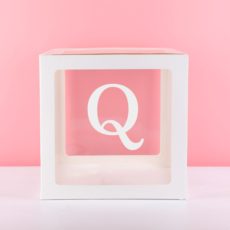 Eid Transparent Letter Box Balloons