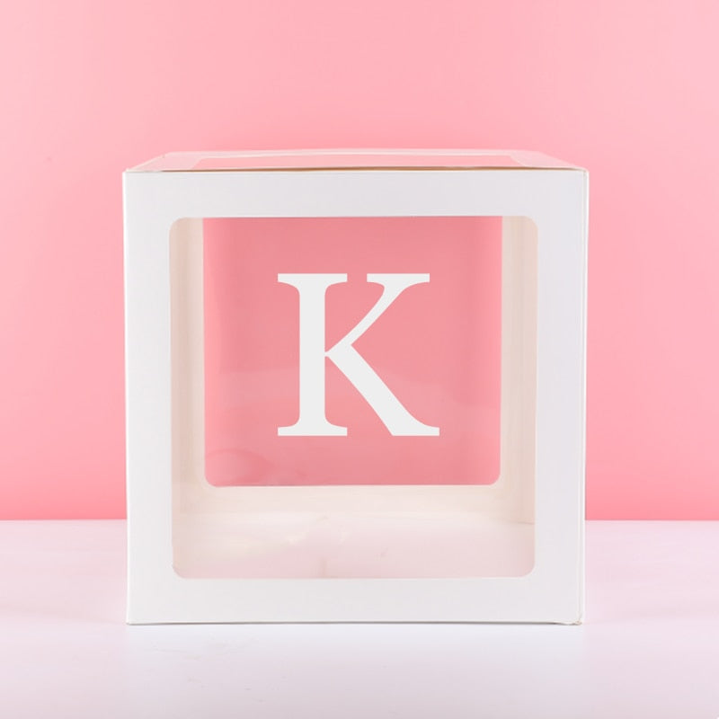 Eid Transparent Letter Box Balloons