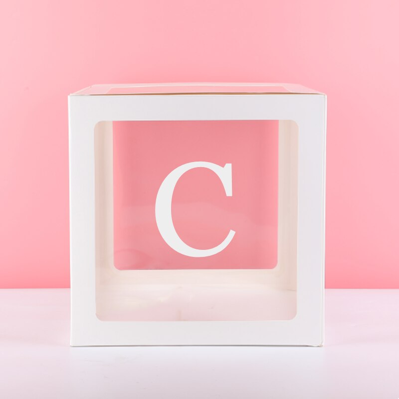 Eid Transparent Letter Box Balloons