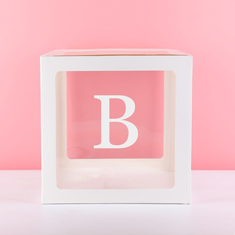 Eid Transparent Letter Box Balloons