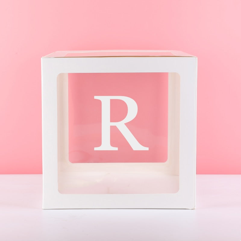 Eid Transparent Letter Box Balloons