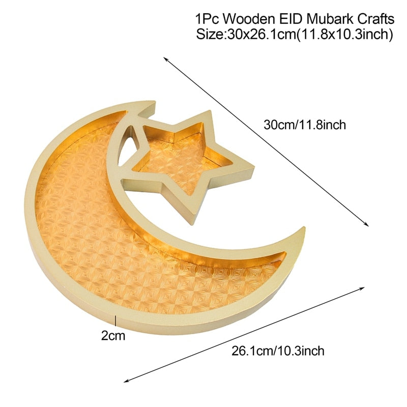 Crescent Star - Wooden Tray