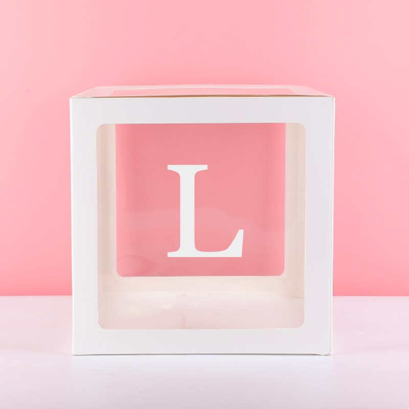 Eid Transparent Letter Box Balloons