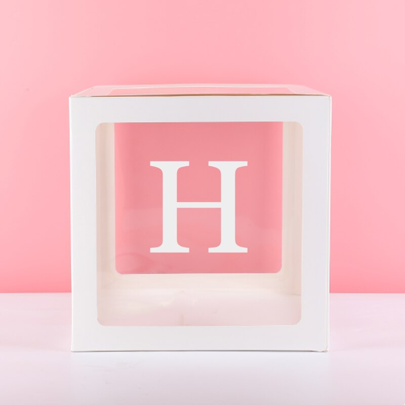 Eid Transparent Letter Box Balloons