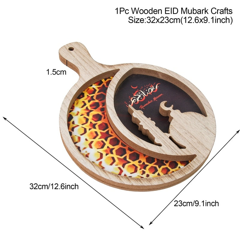 Crescent Star - Wooden Tray